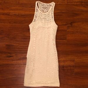 Hollister cream lace dress